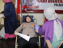 Polres Sumenep Peringati Hari Bhayangkara Ke-80 dengan Donor Darah